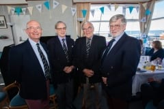 From left are former commodore's of Ballyholme Yacht Club, Peter Arnott, John Hamilton, Peter Ronaldson and Ron Hutchieson. P29-27-06-19