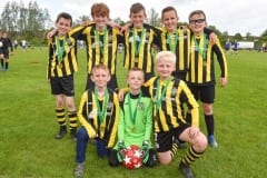 Comber Rec FC held a fun day for Kodi’s Krew, a charity which is raising funds for Kodi Brown from Killinchy who require’s brain tumour treatment.Pictured are Comber Recs winners of the Kodi’s Krew 08’s . SG62-30-05-19