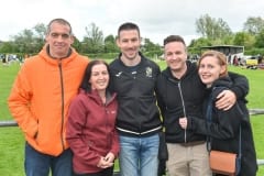 Comber Rec FC held a fun day for Kodi’s Krew, a charity which is raising funds for Kodi Brown from Killinchy who require’s brain tumour treatment.Pictured are Ian Glover, Catherine Glover, Harry Russell, Neill Drysdale and Sarah Russell. SG65-30-05-19
