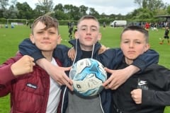 Comber Rec FC held a fun day for Kodi’s Krew, a charity which is raising funds for Kodi Brown from Killinchy who require’s brain tumour treatment.Pictured are Don Cole, Don McMullan and Josh Anderson. SG68-30-05-19