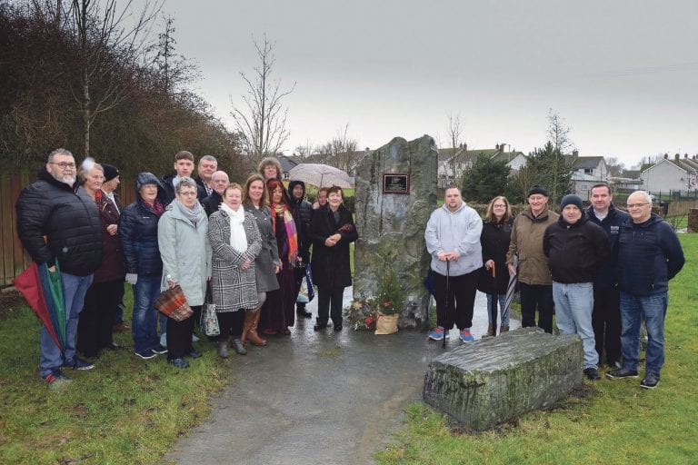 Plaque unveiled to mark local woman’s key role in Comber community