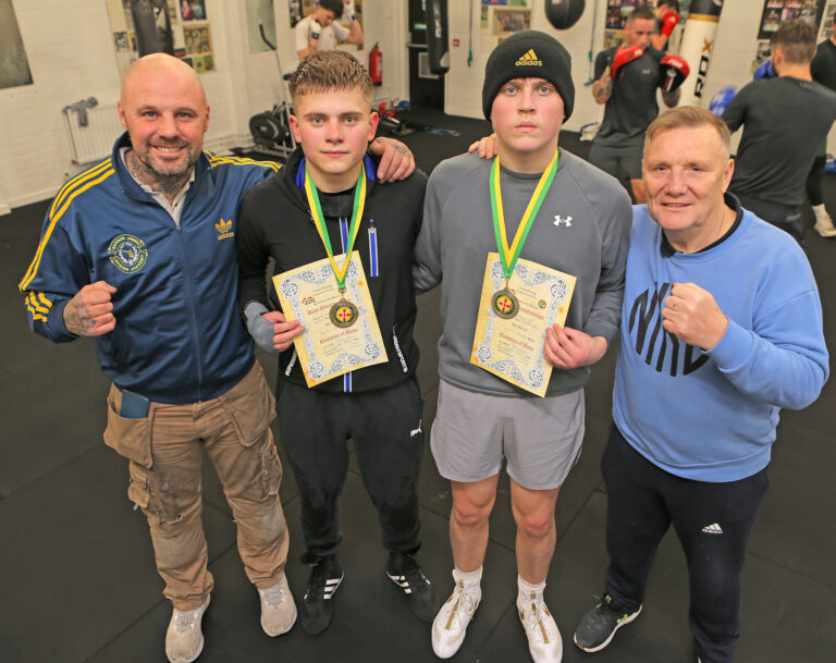 NORTH DOWN BOXER AMONG THE MEDALS