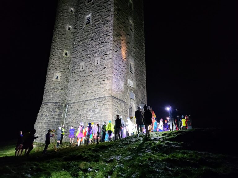 Striders light up Scrabo Hill for Heath